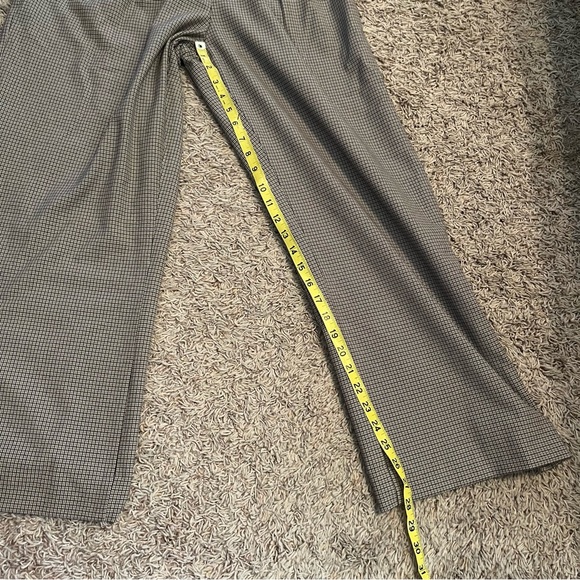 ABERCROMBIE & FITCH Curve Love A&F Sloane Tailored Wide Leg Pant in Brown Sz 6S - Picture 10 of 12